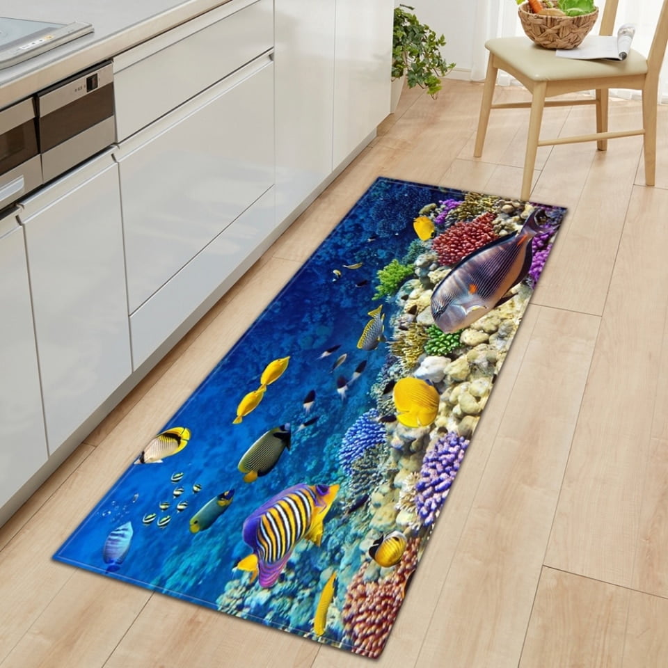 Tapis De Cuisine Fond Marin