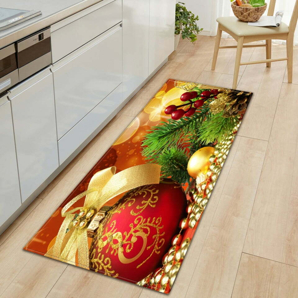 Tapis De Noël Pour Cuisine