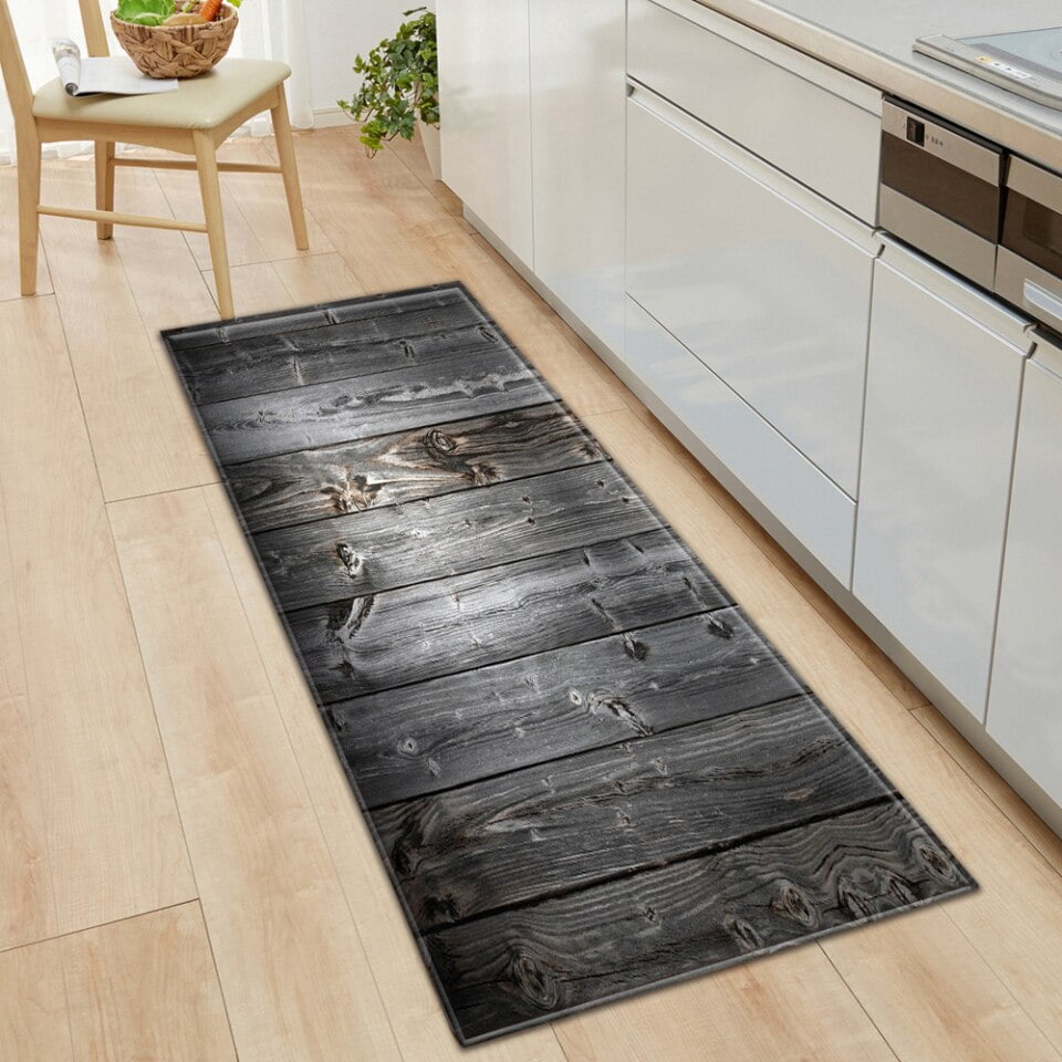 Tapis De Cuisine Thème Bois