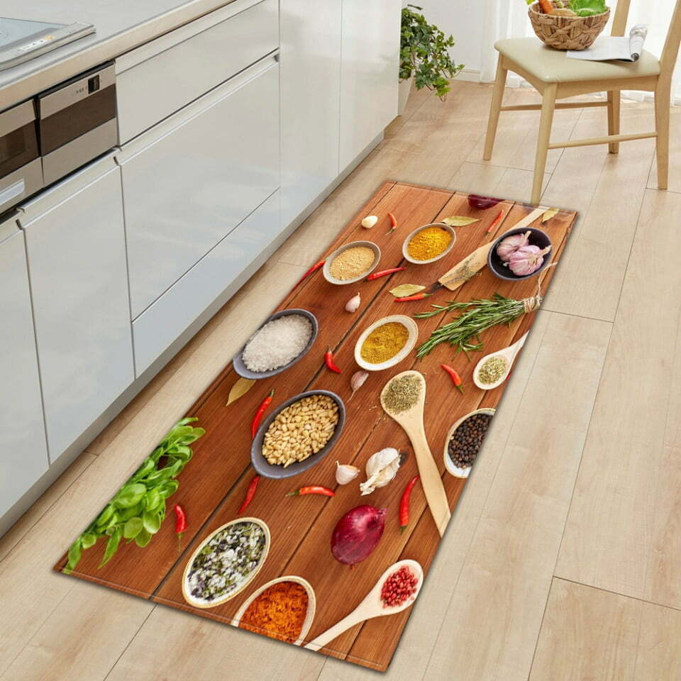 Tapis De Cuisine Épices Exotique