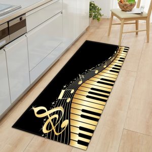 Tapis De Cuisine Thème Musique