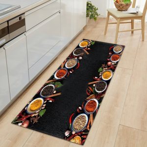 Tapis De Cuisine Épice Du Monde
