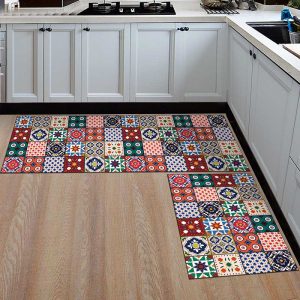 Tapis De Cuisine Design Carreaux De Ciment