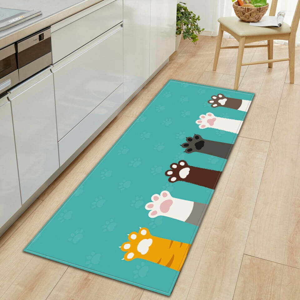 Tapis De Cuisine Motif Chat