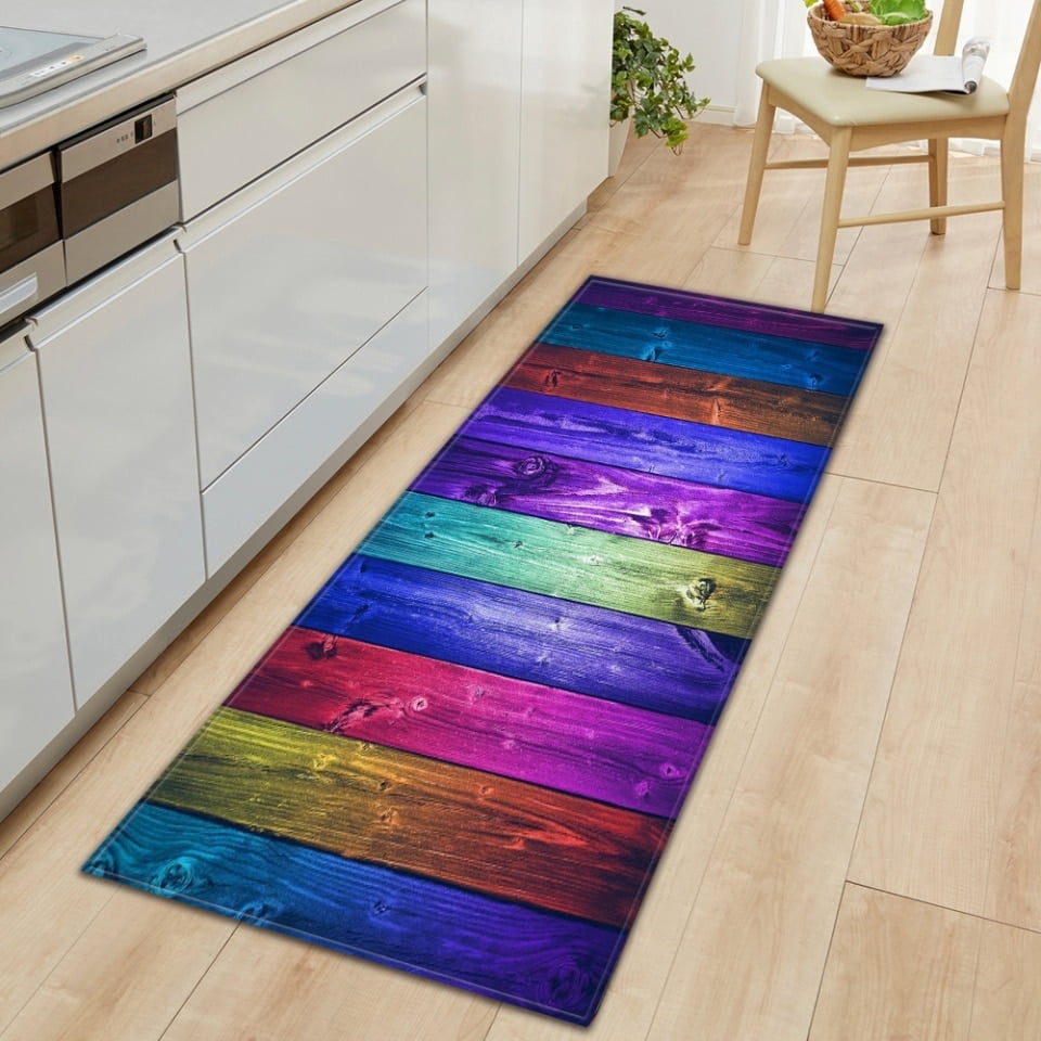 Tapis De Cuisine Imitation Bois