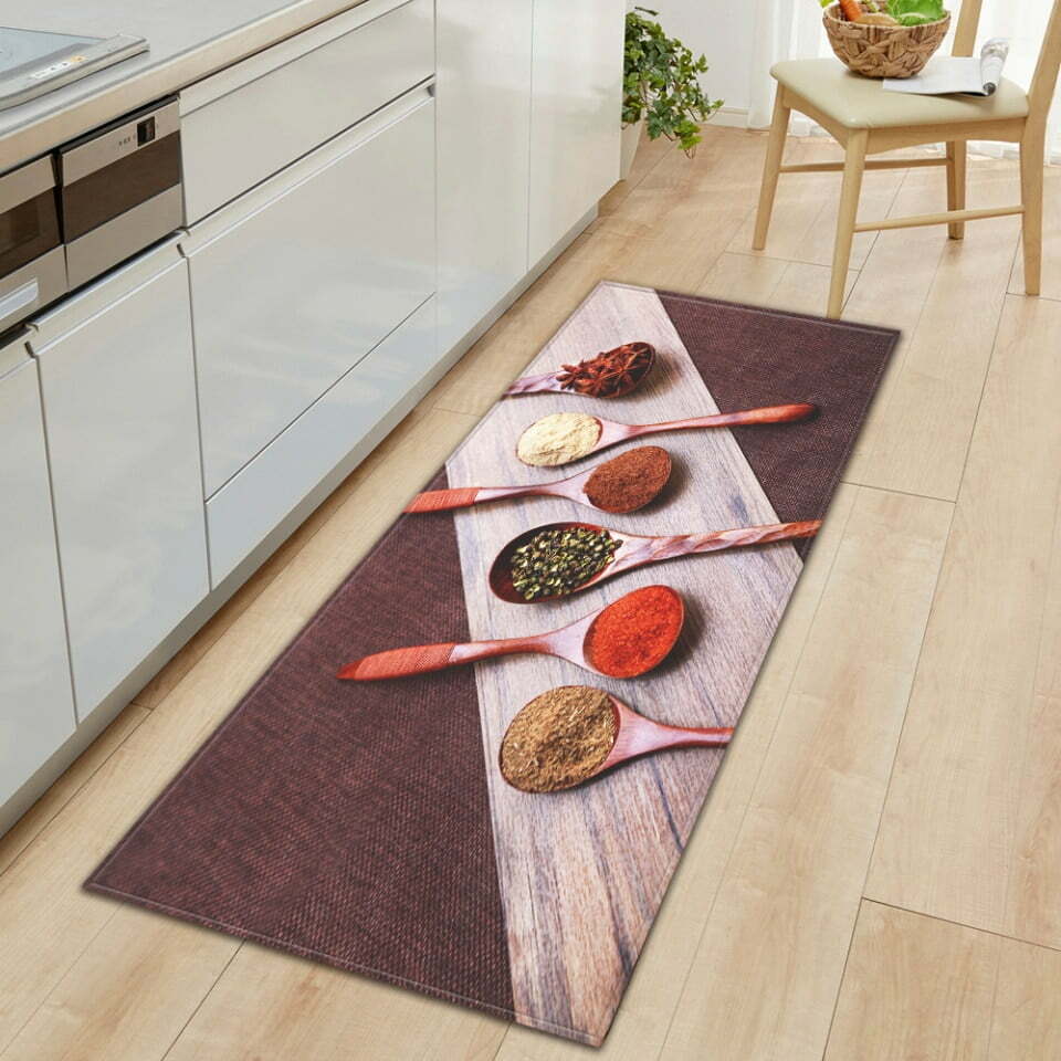 Tapis De Cuisine Épices Des Îles