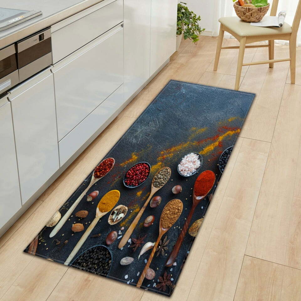 Tapis De Cuisine Épices Indiennes
