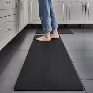 Tapis De Cuisine Noir Vinyle